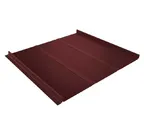 Фальцевая кровля Кликфальц Line Grand Line 0,45 Полиэстер RAL 3009 Оксидно-Красный