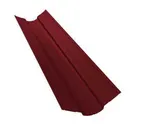 Планка ендовы верхней фигурной 70x70 0,4 PE с пленкой RAL 3005 красное вино