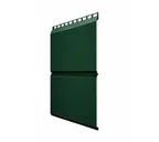 Софит ЭкоБрус без перфорации 0,345 Grand Line 0,5 Velur RAL 6020 хромовая зелень