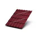 Металлочерепица Металл-Профиль Супермонтеррей 0,5 VikingMP® E RAL 3005 Красное вино