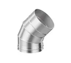 Колено 3-х секционное Металлик и Ко 135х115 AISI 430 0,80