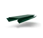 Планка угла внутреннего сложного БХ new 0,45 PE с пленкой RAL 6005 зеленый мох (2м)
