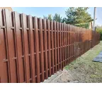 Евроштакетник П-образный А Grand Line 0,5 Satin RAL8017 Шоколад