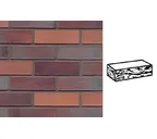 Кирпич клинкерный Muhr 12 Blaurot-bunt готик, 240х115х71 мм