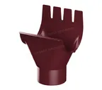 Воронка выпускная МЕТАЛЛ ПРОФИЛЬ Foramina PUR D125/100 Ral 3005