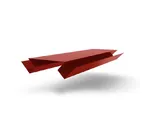 Планка угла внутреннего сложного БХ new 0,45 PE с пленкой RAL 8004 терракота (2м)