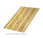 Профлист Металл Профиль C8 0.5 ECOSTEEL® текстурированный Золотой дуб A