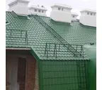 Металлочерепица Grand Line Kvinta plus 0,45 Полиэстер RAL 6005 Зеленый мох | c 3D резом