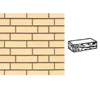 Кирпич клинкерный Muhr 35 Creme nuanciert готик, 240х115х71 мм