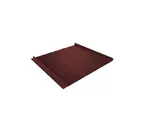 Фальцевая кровля Кликфальц Grand Line 0,5 GreenCoat Pural BT, matt RR 29 Красный