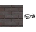 Кирпич клинкерный Muhr 20 Graphitschwarz готик, 240х55х71 мм