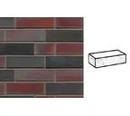 Кирпич клинкерный Muhr 25 Violettschwarz рустик, 240х55х71 мм