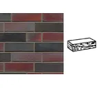 Кирпич клинкерный Muhr 25 Violettschwarz готик, 240х115х71 мм