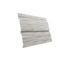 Металлический сайдинг Grand Line ЭкоБрус 0.45 мм 3D Print Elite с пленкой Snow Wood