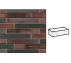 Кирпич клинкерный Muhr 29 S Schwarzblau-bunt Spezial рустик, 290х90х40 мм