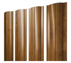 Штакетник Круглый Grand Line 0,45 Print Premium Golden Wood Golden Wood