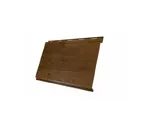 Металлический сайдинг Grand Line Вертикаль 0.45 мм classic Print Elite с пленкой Antique Wood TwinColor