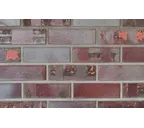 Кирпич клинкерный Westerwaelder Klinker Nr 10K Violettblau geflammt Kohle, 240х115х71 мм
