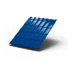 Металлочерепица Металл-Профиль Монтеррей 0,5 PURMAN® RAL 5005 Синий насыщенный