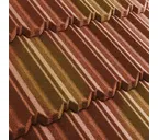 Композитная черепица Метротайл (Metrotile) серия MetroClassic, цвет терракот- желтый, 1330х410 мм