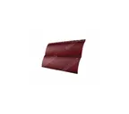 Металлический сайдинг Grand Line Блок-хаус 0.5 м Quarzit RAL 3005 красное вино