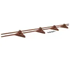Снегозадержатель NEW трубчатый Grand Line RAL 8004 3м