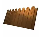 Профлист фигурный Grand Line C10A 0.4 Print Premium с пленкой Golden wood