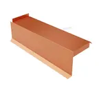 Планка сегментная торцевая левая 400 мм (AGNETA-20-Copper\Copper-0.5)