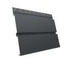 Металлический софит Квадро брус без перфорации 0,5 Satin RAL 7016 антрацитово-серый