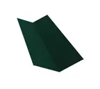 Планка ендовы верхней 145х145 0,5 Satin Мatt RAL 6005 зеленый мох