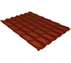 Металлочерепица Grand Line Classic 0,45 Drap RAL 8004 Терракота