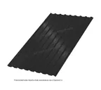 Профлист Металл Профиль МП20 0.5 PURMAN® RAL 9005 Черный темный A
