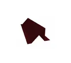 Планка снегозадержания 0,5 Velur RAL 3005 красное вино