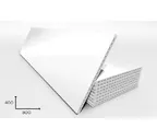 Керамогранитная плита FAVEKER GA20 для НФС, Blanco Brillo, 800*400*20 мм