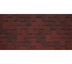 Гибкая черепица Тегола Business Plus GOTHIK Tasso rosso 405