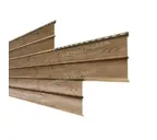 Металлический сайдинг Lбрус-XL Металл-Профиль ECOSTEEL Кедр 14х335