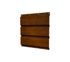 Софит металлический полная перфорация 0,45 Print Premium Golden Wood
