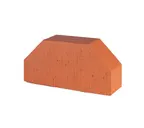 Кирпич облицовочный фигурный полнотелый Lode Janka F7 гладкий, 250х120х65 мм