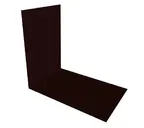 Планка снегозадержания усиливающая 0,5 Satin с пленкой RR 32 темно-коричневый