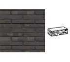 Кирпич клинкерный Muhr 05 KS Eisenschmelz Schwarzbraun Kohle Spezial готик, 240х90х40 мм