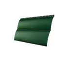 Металлический сайдинг Grand Line Сталь Блок-хаус 0.5 мм Satin с пленкой RAL 6005 зеленый мох