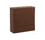 Кирпич клинкерный ЛСР коричневый Кёльн винтаж, M300, 250х85х65 мм