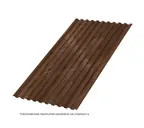 Профлист Металл Профиль C21 0.5 ECOSTEEL® Мореный дуб B