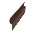 Aquasystem Планка пристенная накладная, 0,45 мм Glance Zn 140 (Россия) RAL 8017 (коричневый)
