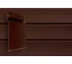 Виниловый сайдинг двухслойный Grand Line Natural-Брус АСА Темный дуб 3.00