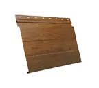Металлический сайдинг Grand Line Фасадная панель 0.45 мм Print Elite Golden Wood