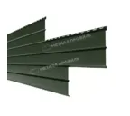 Металлический сайдинг Lбрус-XL Металл-Профиль VikingMP RAL 6007 Бутылочно-зеленый 14х335