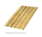 Профлист Металл Профиль HC35 0.5 ECOSTEEL® текстурированный двусторонний Золотой дуб B