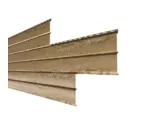 Металлический сайдинг Lбрус-XL-Н Металл-Профиль ECOSTEEL Сосна 14х335 | текстурированный