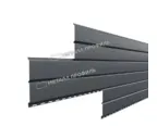 Металлический сайдинг Lбрус Металл-Профиль NormanMP RAL 7024 Серый графит 15х240